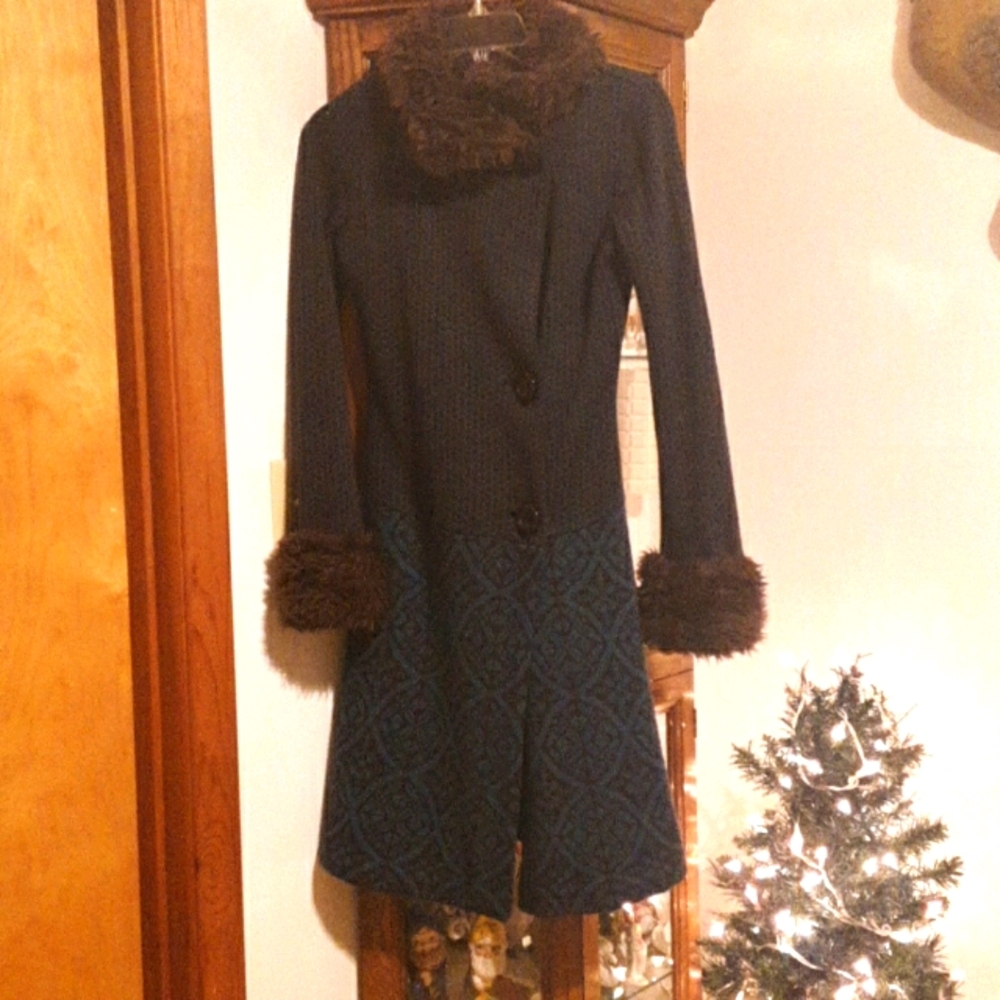 Betsey Johnson sweater coat